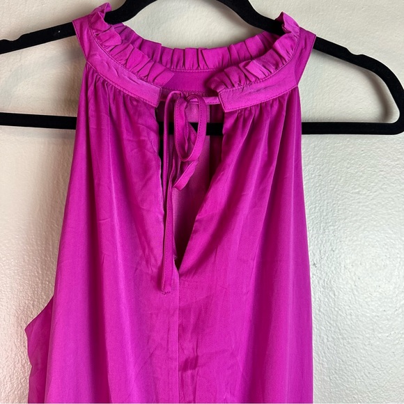 City Chic Halter Neck Maxi Dress Color: Lipstick Sz 16 - Picture 6 of 12